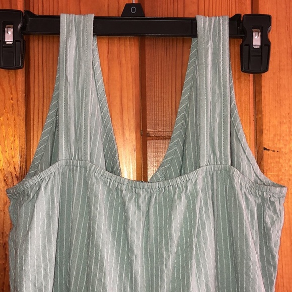 Peyton Bree jumpsuit romper stripped baby blue romper tank top size 16 clothing​ - Picture 9 of 11